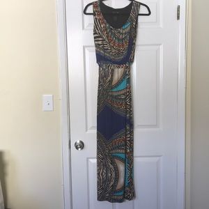 Printed maxi dress